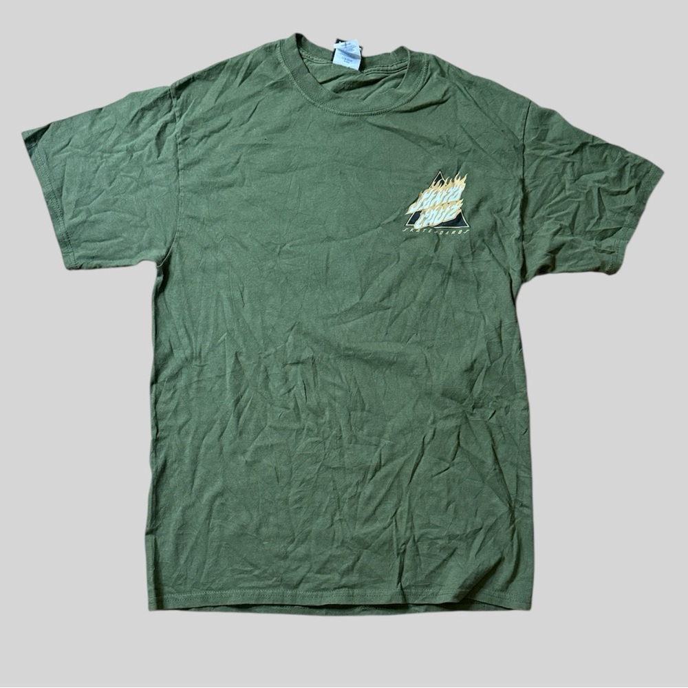 Santa Cruz FLAMED NOT A DOT Skateboard T Shirt